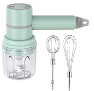 250ml electric wireless 3 in 1 Whisk mixer food processing with juicer and blender