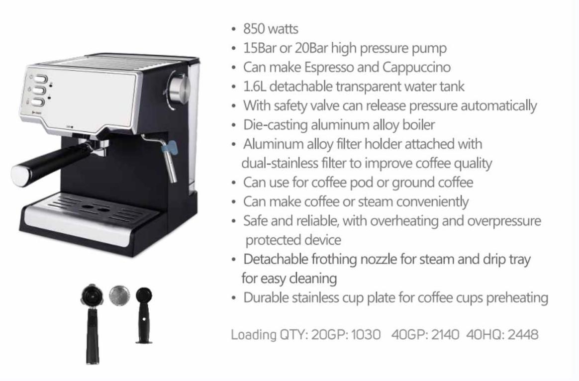 coffee machine espresso coffee machine automatic portable italian electric coffee makers