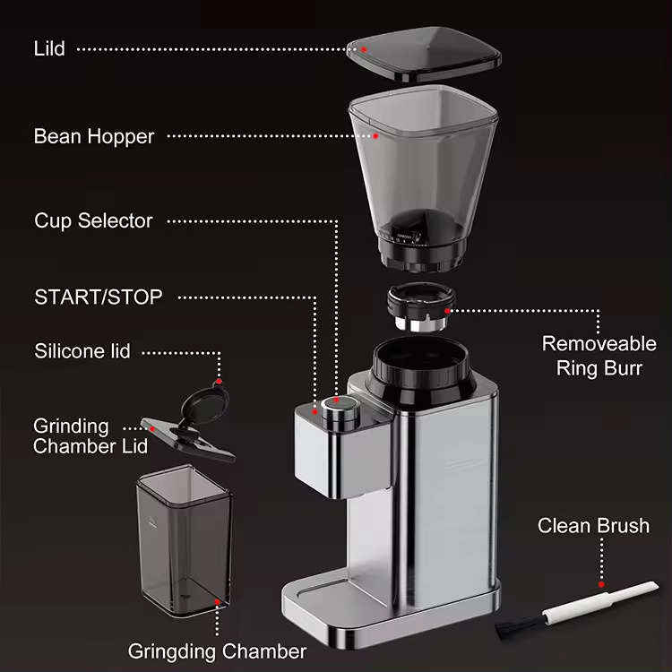 coffee grinders grinder electric machine bean commercial industrial burr herb coffee grinders