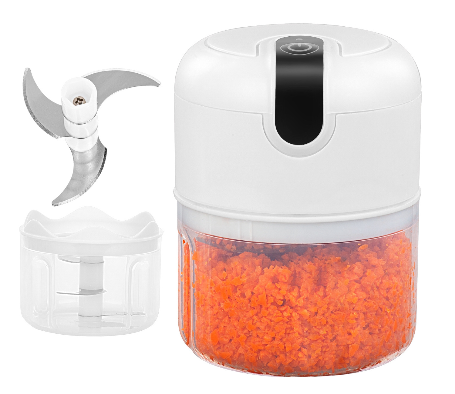 250 ml  USB Charging Rechargeable Battery mini Chopper Food Processor