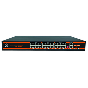 OEM ODM AI Smart PoE Switch 4 8 16 24 Ports 10/100M & Gigabit Ethernet Unmanaged Switch for CCTV Outdoor Camera