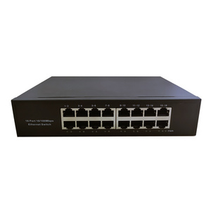 16 Port Network Switch 10/100mbps Ethernet Switch Adapter Fast Rj45 Ethernet Switcher Lan Switching Hub