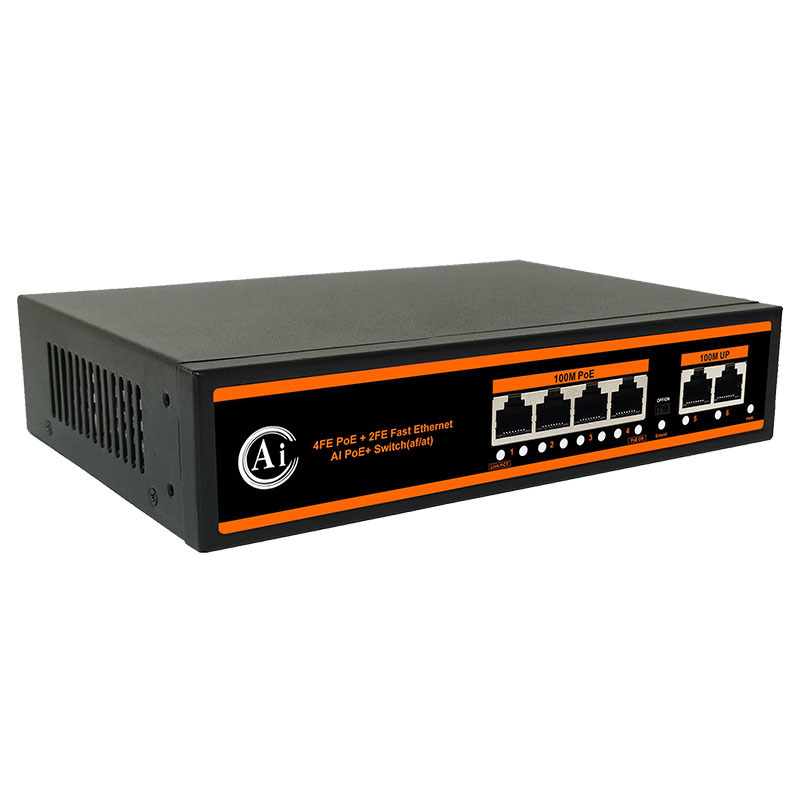 OEM 4/6/8/16 Port Passive PoE Switch 48v Active PoE IEEE802.3 af/at Gigabit Unmanaged PoE Switch For CCTV Ip Camera