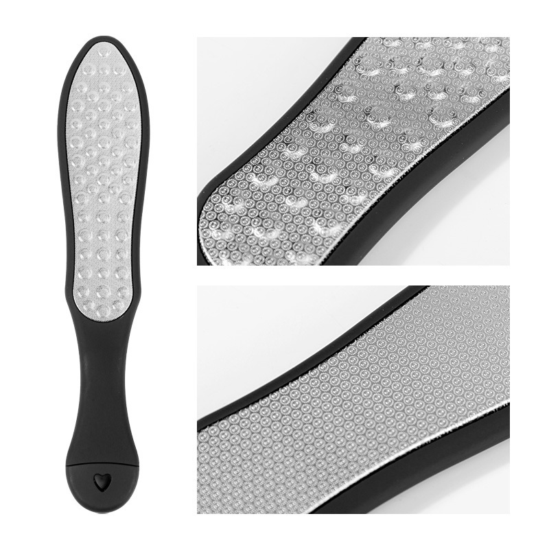 Stainless Steel Double-side  remove foot dead skin Foot File Pedicure Rasp Scrub Rub Board