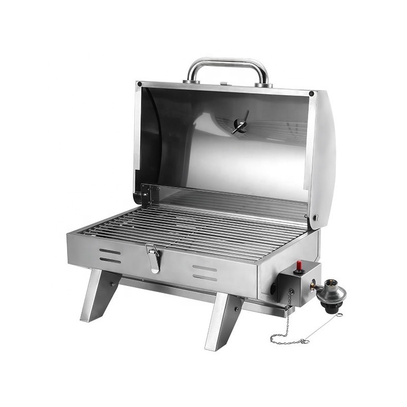 Fordable Marine Barbecue Stainless Steel Boat Stove Liquefied Propane Gas LPG BBQ Grills