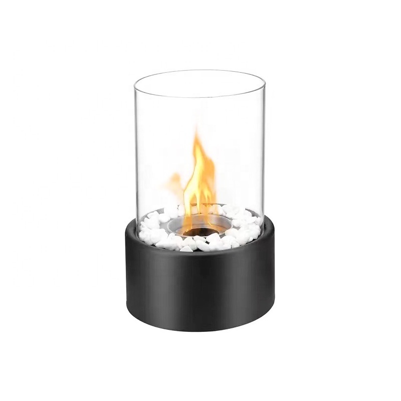 Indoor Tabletop Burning Heating Smokeless Stainless Steel Fireplace Bio Ethanol Fire Pit