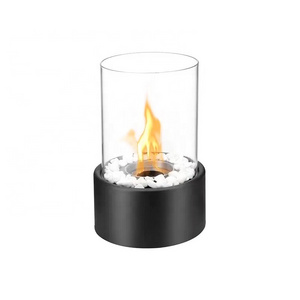 Indoor Tabletop Burning Heating Smokeless Stainless Steel Fireplace Bio Ethanol Fire Pit