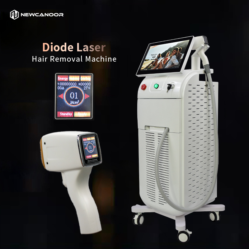 2024 Triple Certified OEM/ODMD Customized 808 Laser Hair Removal Machine+ND: YAG Laser 2-in-1 1200-2400W Beauty Equipment