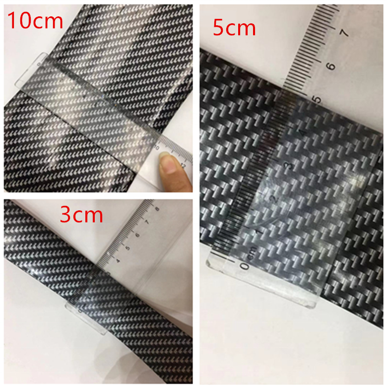 10cm Universal Thick Car Door Entry Sill Guard Scuff Plate Protectors Carbon Fiber Rubber Front Rear Guard Bumper Seal Strip