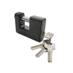 high security hardened fashion rectangle door black old padlock