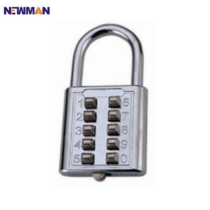 NEWMAN CP8031 10 digits combination lock,  password keyless digit combination code padlock