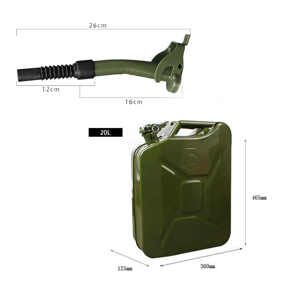 5l 10l 20l diesel fuel tank oil catch can empty petrol metal jerry can