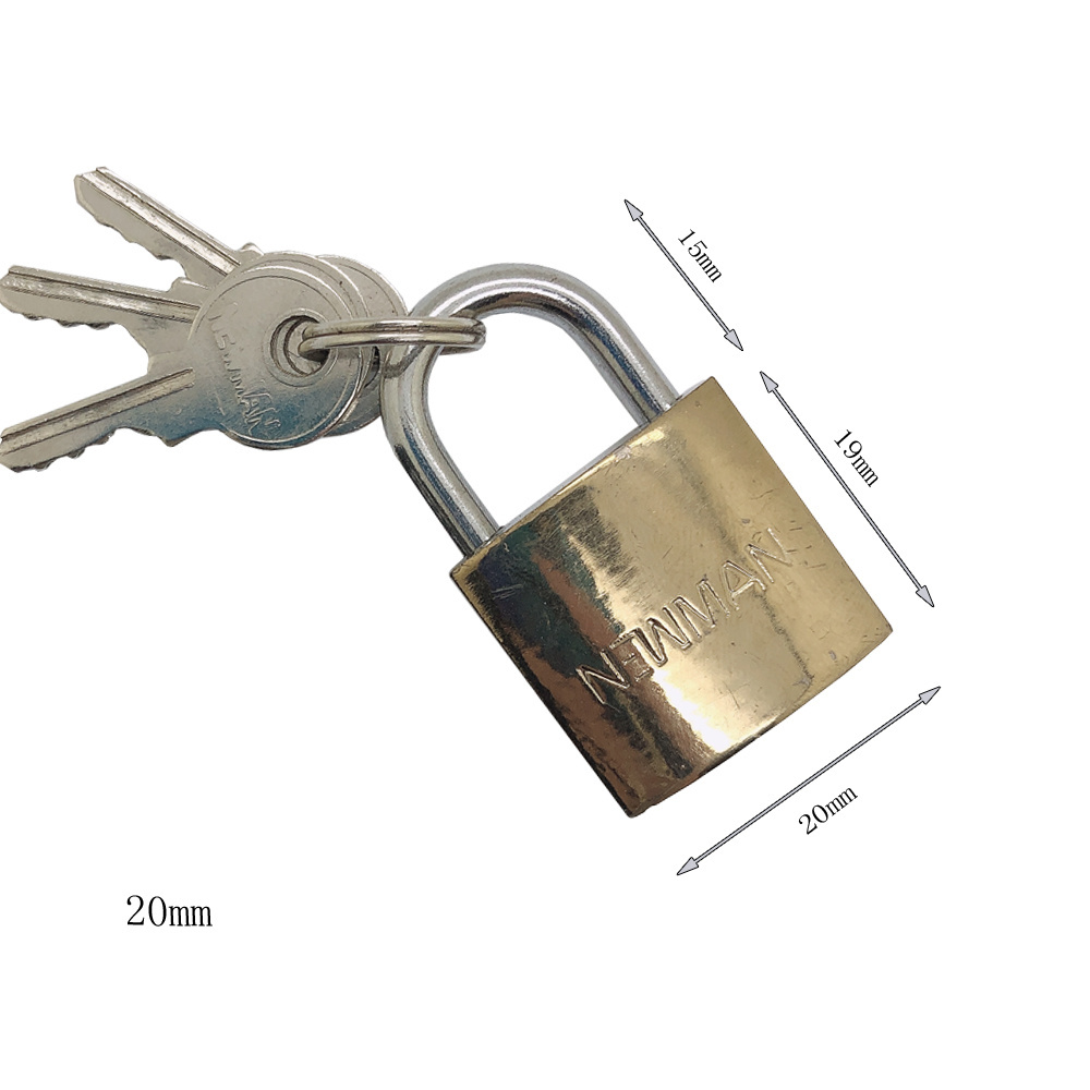 safty titanium plated padlock with keyed alike