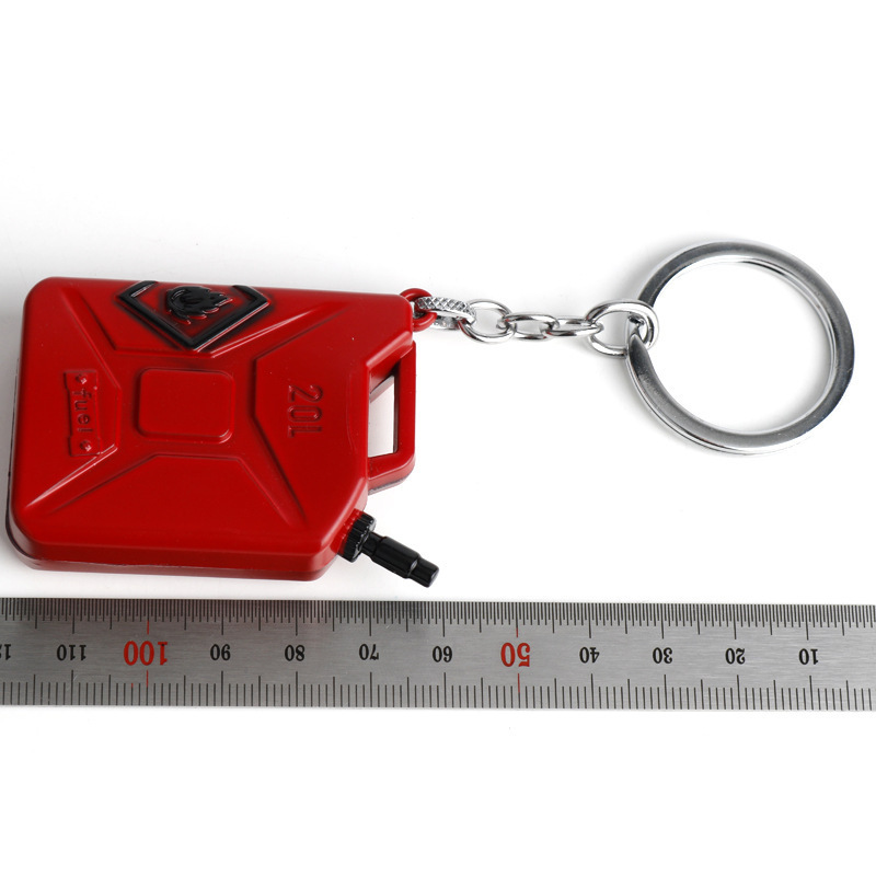 Small Mini 20L Game gift Zinc Alloy Fuel Gasoline Brarrel Keychain Jerry Can