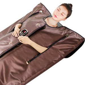 Hot Sale PU Leather Infrared Heating Sauna Blanket Detox Body Wrap Massager Slimming Infrared Thermal Blanket