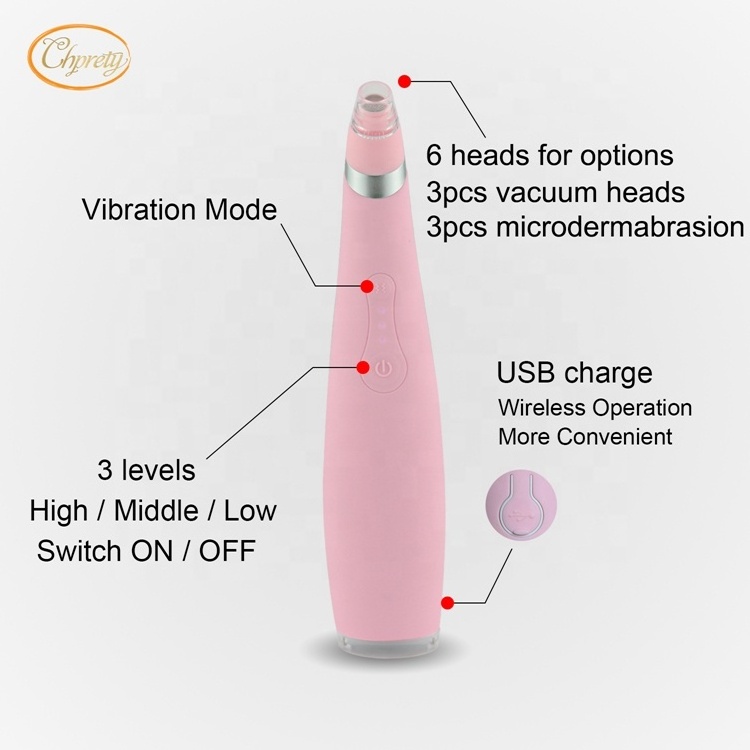 Wholesale Facial Rejuvenation Suction Pore Cleaner Portable Vacuum Blackhead remover