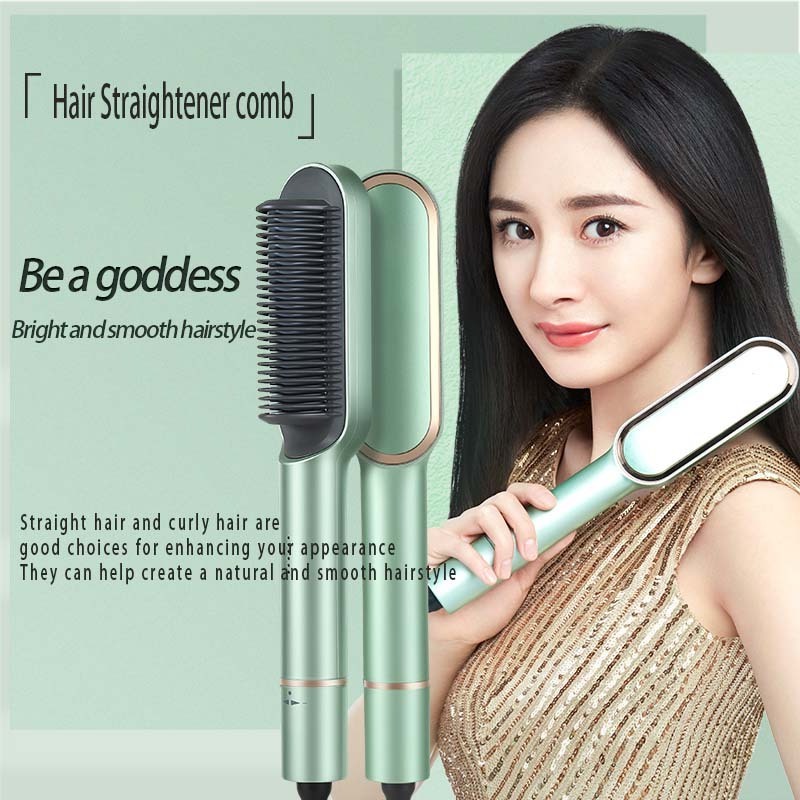 Hair Straightener Brush Personal Care Styling Hair Regrowth Head Massage Treatment Hot Ceramic Hair Straightener Comb