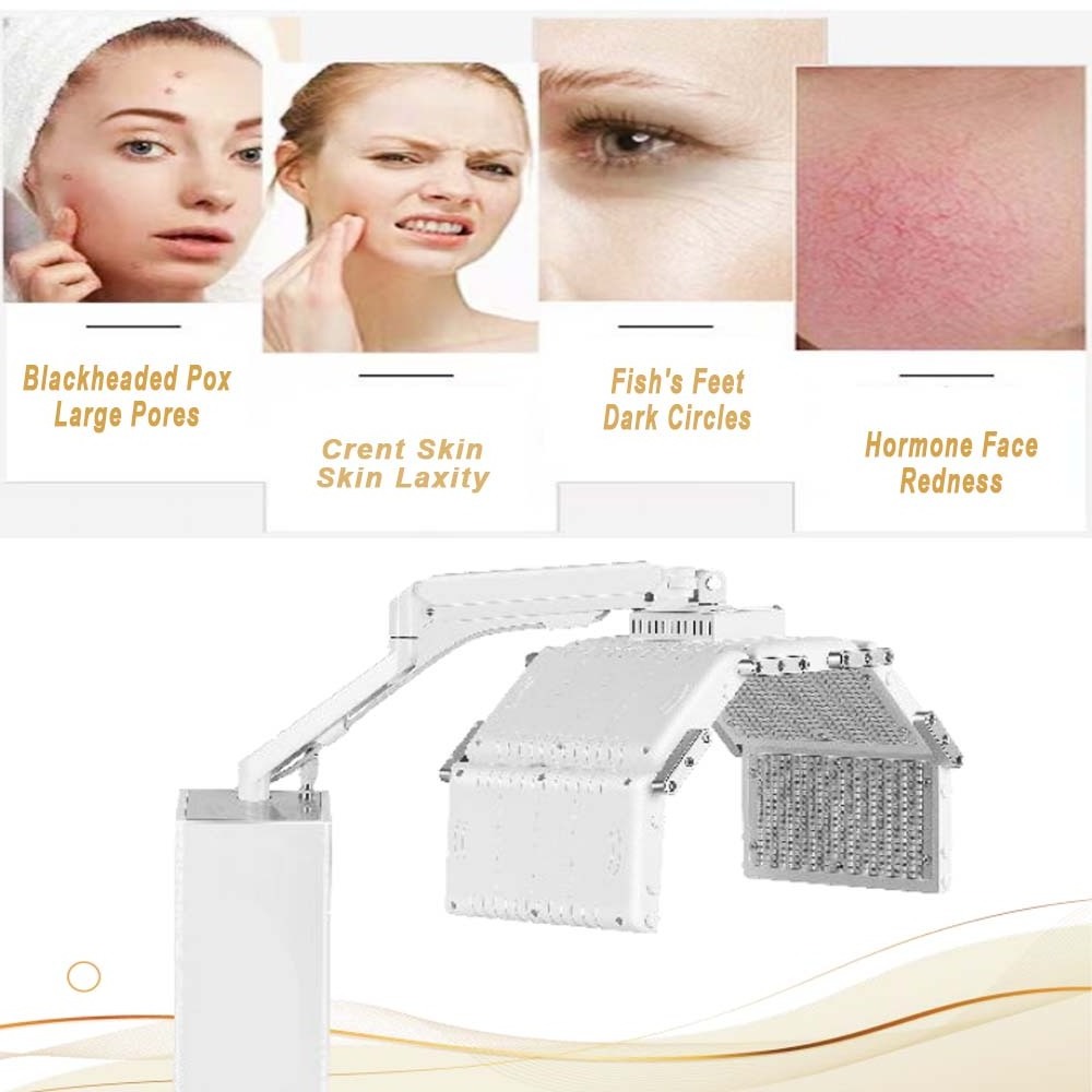 Beauty Equipment High Technology Face Back Skin Care Mask Home Use Red Pdt Device Light PDT LED Light Therapy Facial Machine