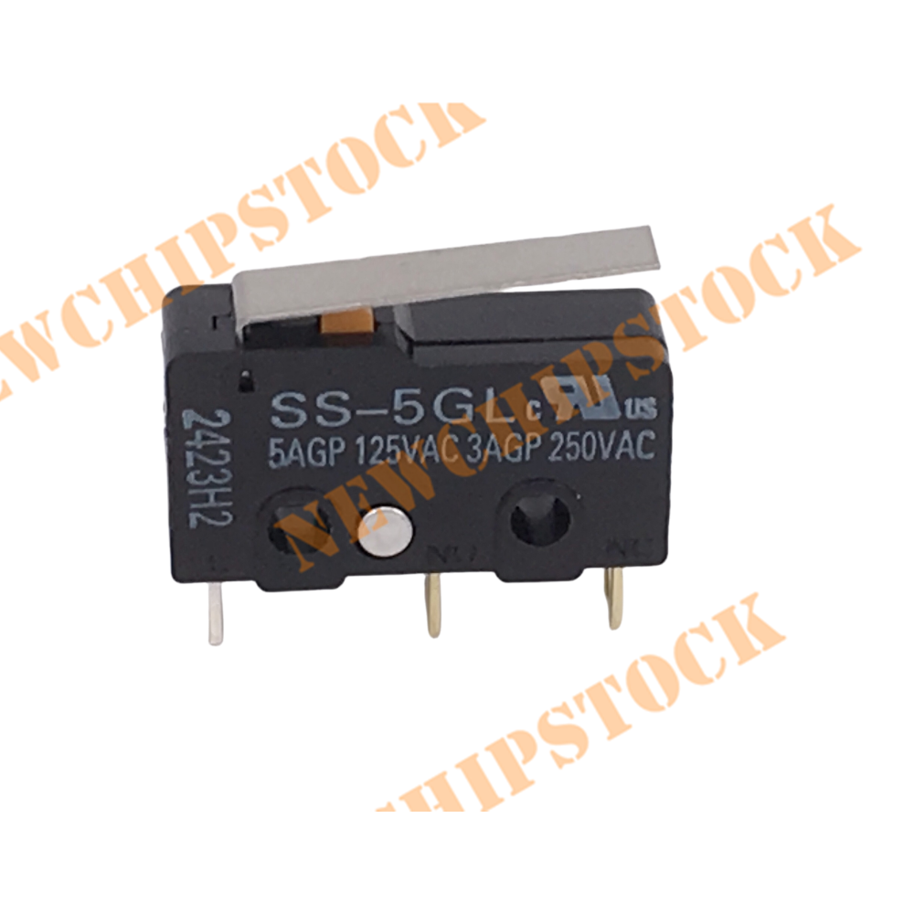 SS-5GL 3Pin SPDT Subminiature Basic Limit Switch micro switch Basic / Snap Action Switches Hinge Lever 50gf 5A SPDT