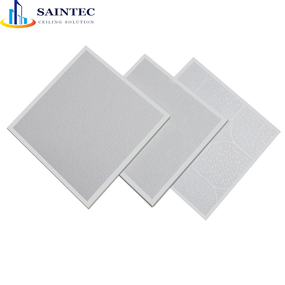 China Best Price Laminated PVC 60x60 gypsum ceiling tiles