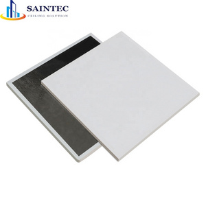 600 X 1200 Pvc Gypsum Ceiling Tiles, Pvc Laminated Gypsum Board Lemon Skin