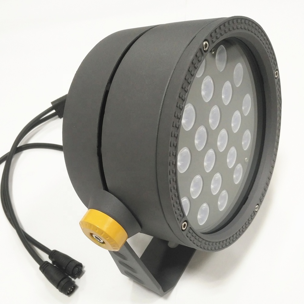 IP65 Outdoor 36W 54W RGBW Dimmable Dali DMX Control LED Flood Light