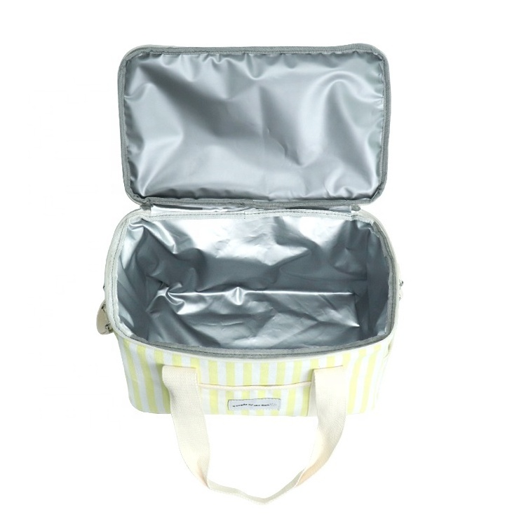 Best Sales Beach Cooler Bag Custom Insulated Aluminum Foil Lunch Box Bag Cooler With PEVA Liner 100% Leakproof