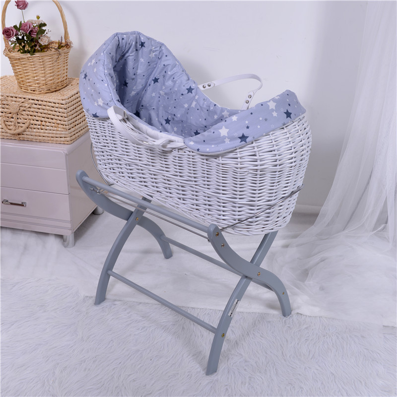 100% handmade babybett/cradle baby swing/wicker cradle for newborn