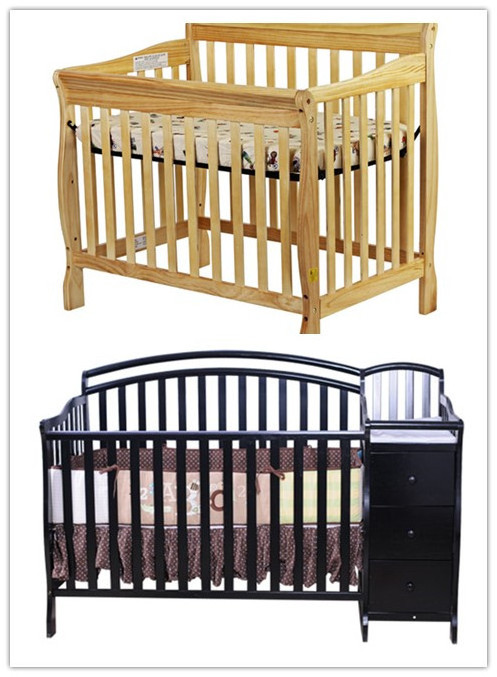 NZ wood baby crib nursery bedding/baby cot and crib/cama bebe