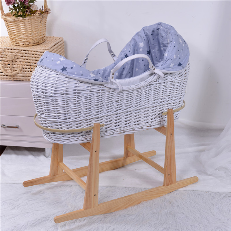 100% handmade babybett/cradle baby swing/wicker cradle for newborn