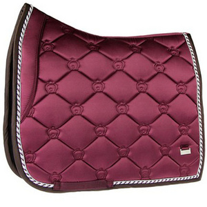 Top selling reasonable price English horse saddle pad 100 Pure and soft foam full seat non slip comfortable riding saddle pad