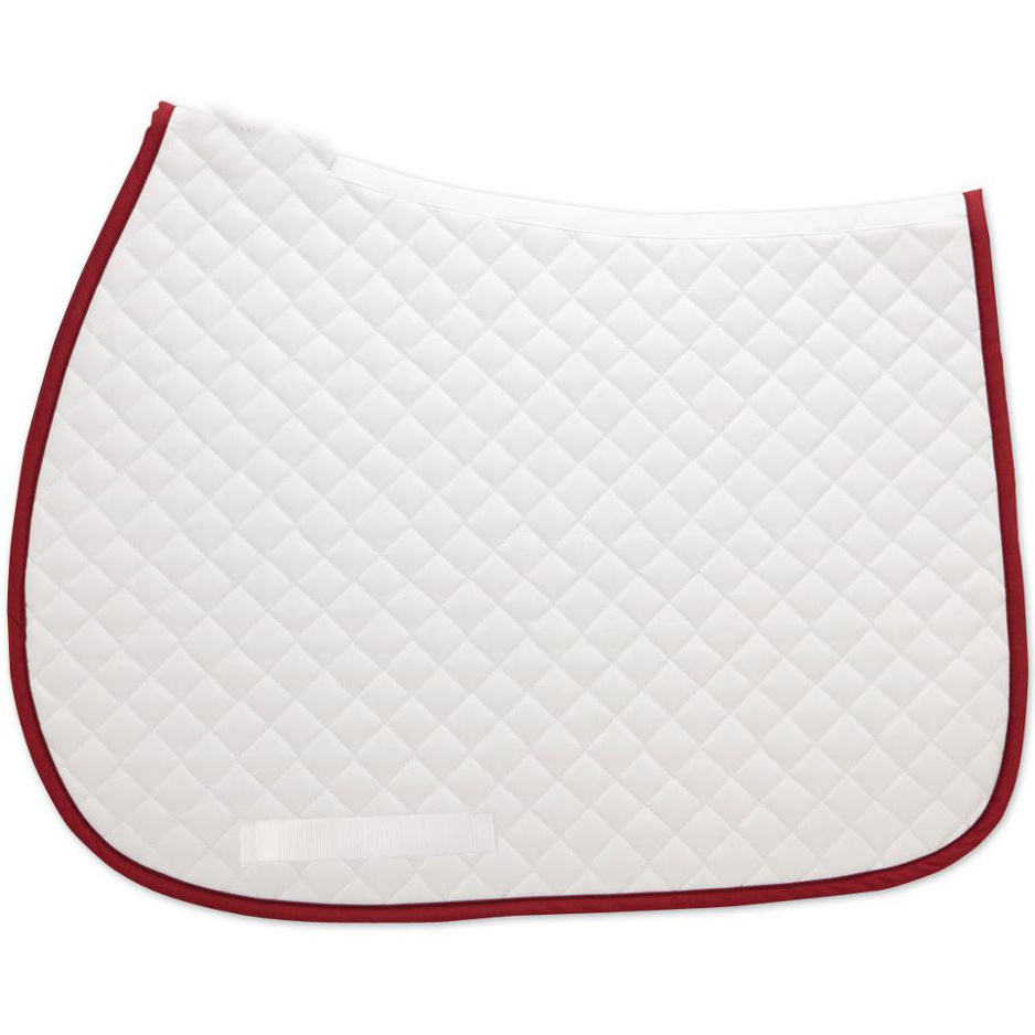 Top selling reasonable price English horse saddle pad 100 Pure and soft foam full seat non slip comfortable riding saddle pad