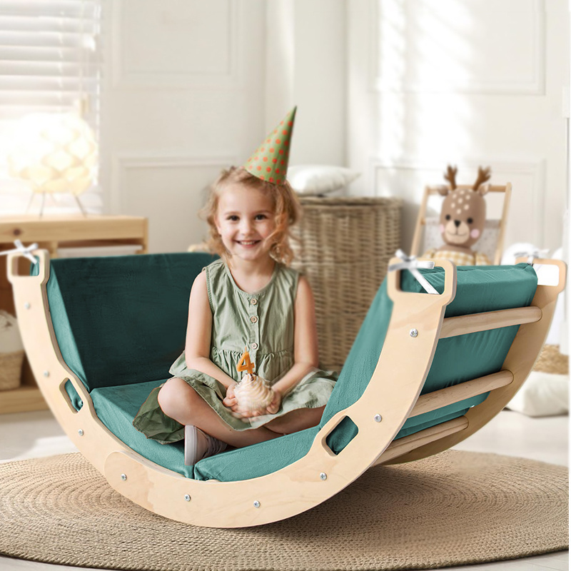 Rocking Chair Climber Arch Cushion Swing Balance Board Multifunctional Climbing Arch Cushion Rocker Board