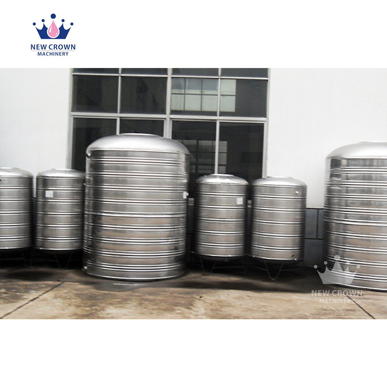 High Quality Competitive Price 50-30000 Liter Stainless Steel Liquid Pure Water Storage Tank