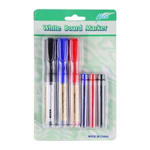 Newdaiso factory OEM logo whiteboard marker pen refillable valve system dry erase markers