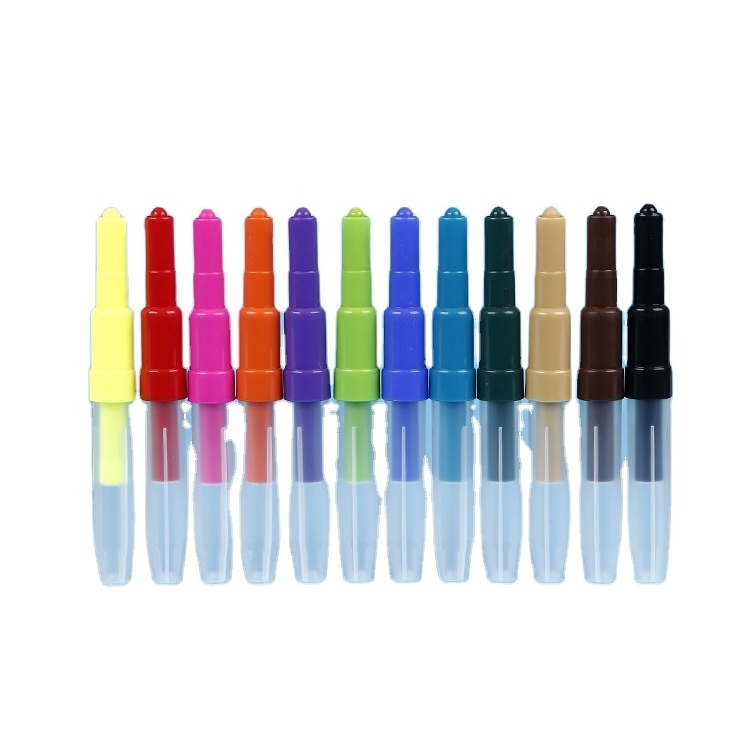 Factory wholesale2023 hot-selling multi-color blow pen for kids and office writing and promotion gifts