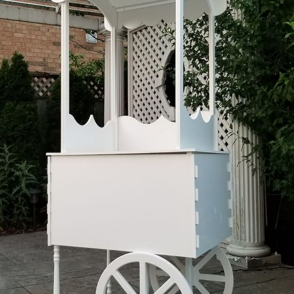 Customized Colors Cinderella Pumpkin Carriage Acrylic Flower Bar Wedding Candy Cart