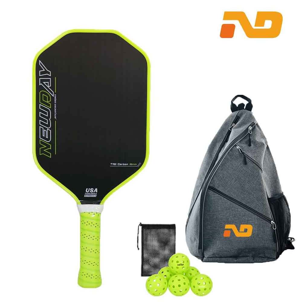 Custom Thermoformed T700 raw carbon fiber pickleball paddle