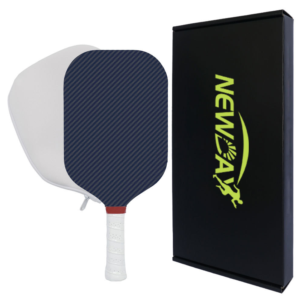 Custom 6.0 Ruby kevlar edgeless pickleball thermoformed carbon fiber pickleball paddle