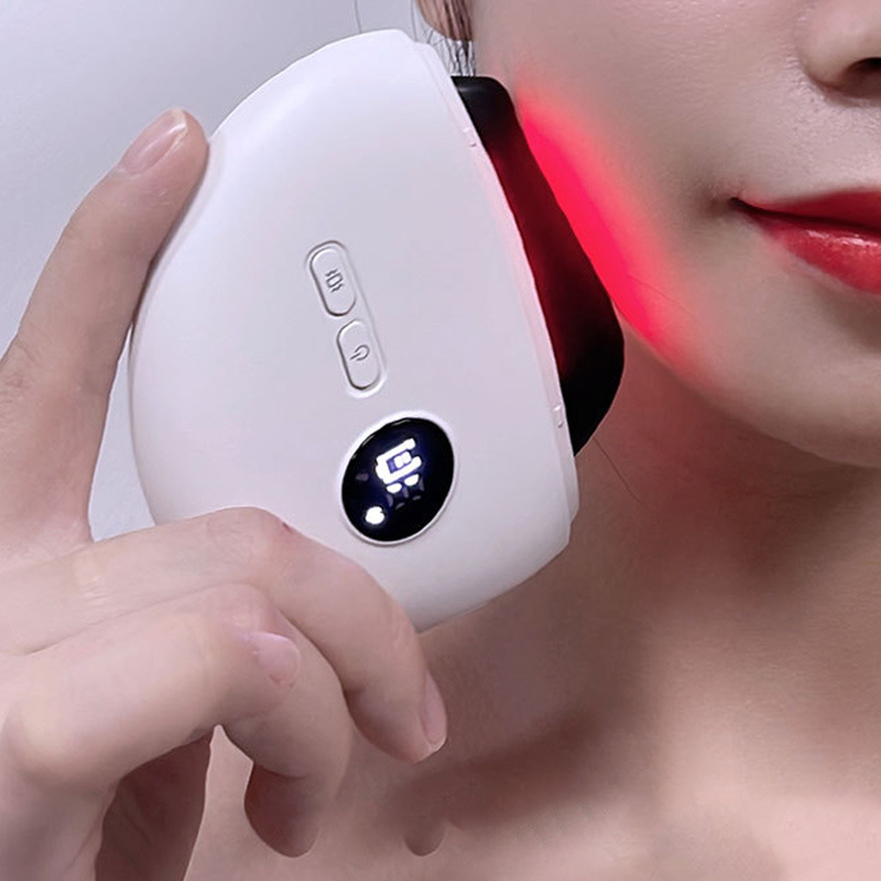 Electric Led Gua Sha 5 In 1 Electric Gua Sha Galvanic Scraping Massager Face Sculpting Tool Beauty Equipment For Face