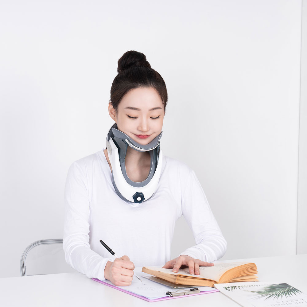 Techlove physiotherapy devices neck platen cervical neck traction device for neck pain relief