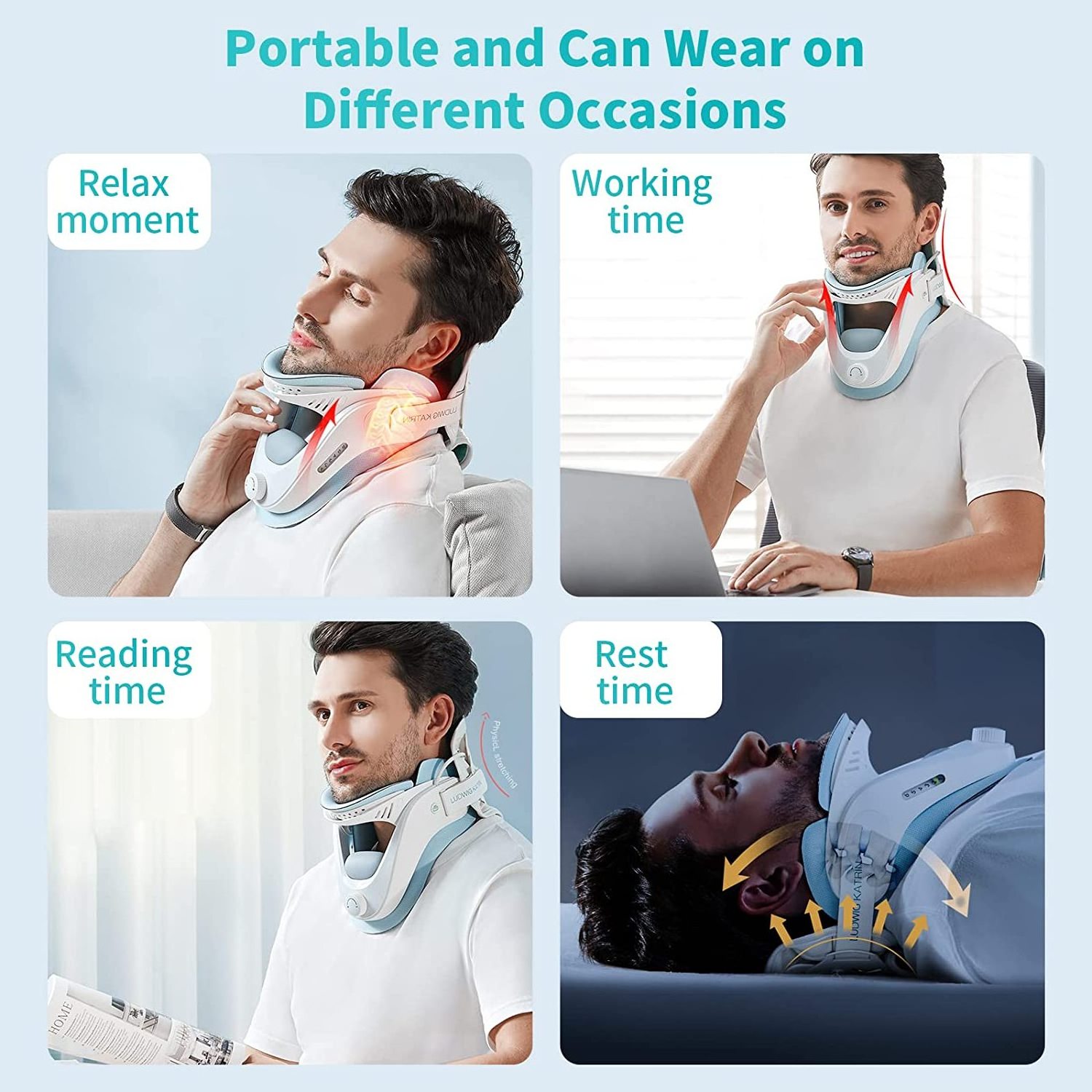 Hot-selling decompression collar for neck foam cervical orthopedic soft neck brace collar