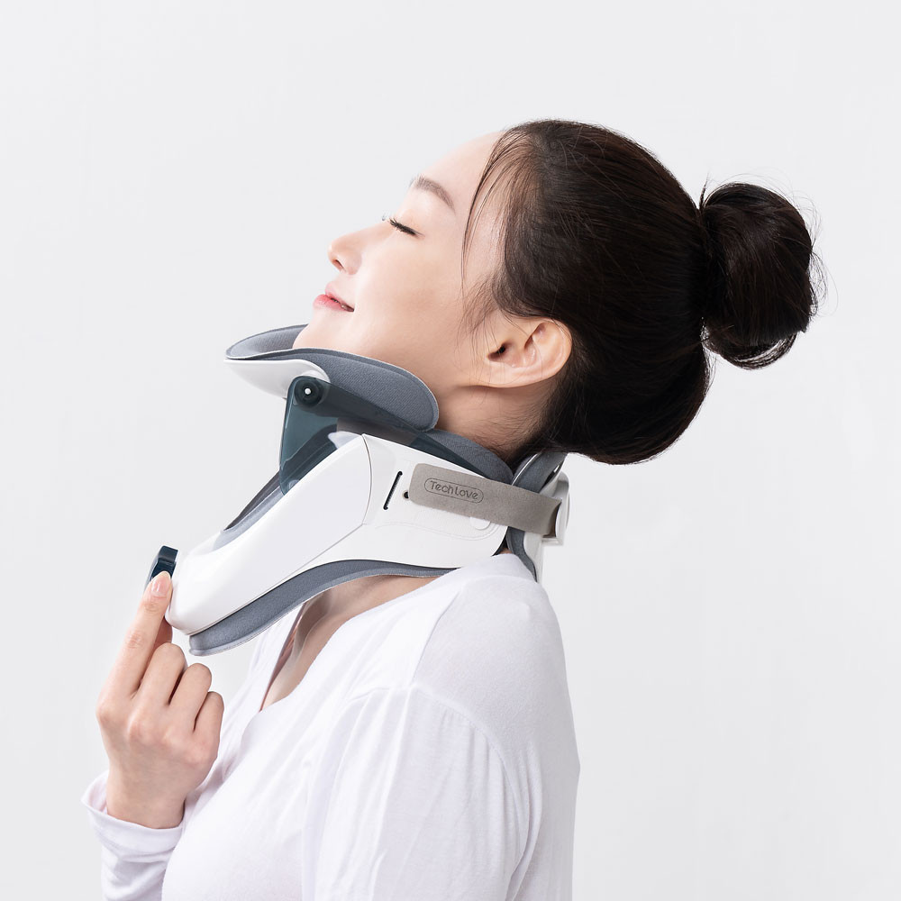 Techlove equip orthopedic medical product health care collapsible neckliner cervical traction machine