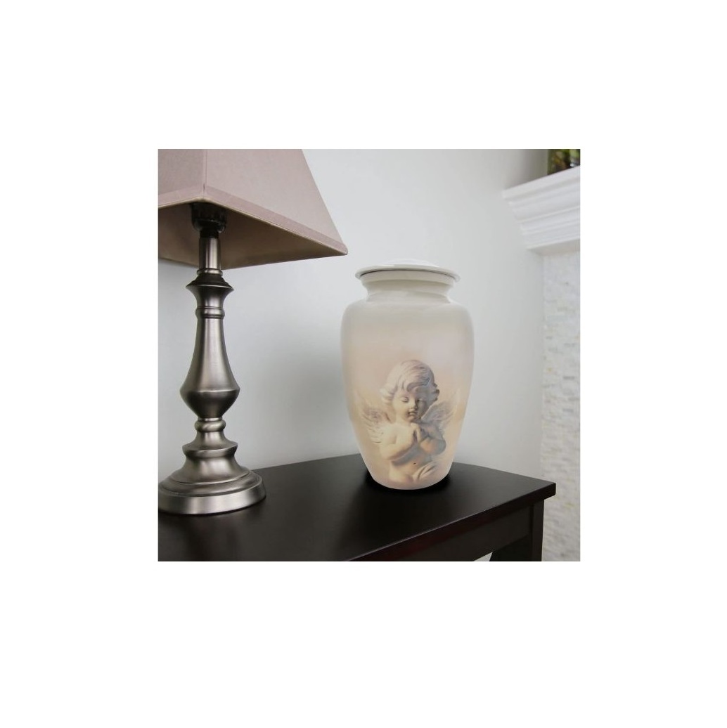 High Efficiency Metal Cremation Funeral Urns Metal Memorial Ashes Urn for Tabletop Decoration Available at Bulk Price