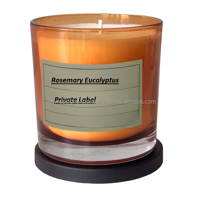 Rosemary Eucalyptus 100% Soy Highly Scented Hand Poured Luxury Soy Wax Candle