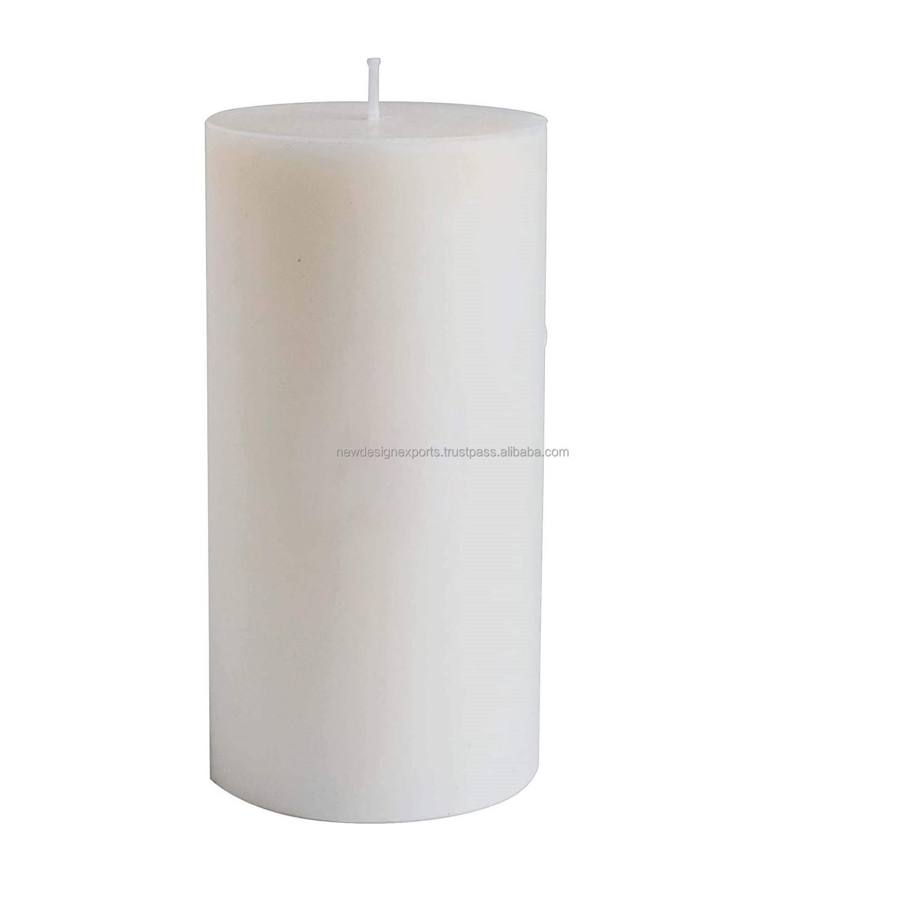 3x6 White Pillar Candle Unscented Drip free Long Burning Hours for Home Decor Wedding Parties