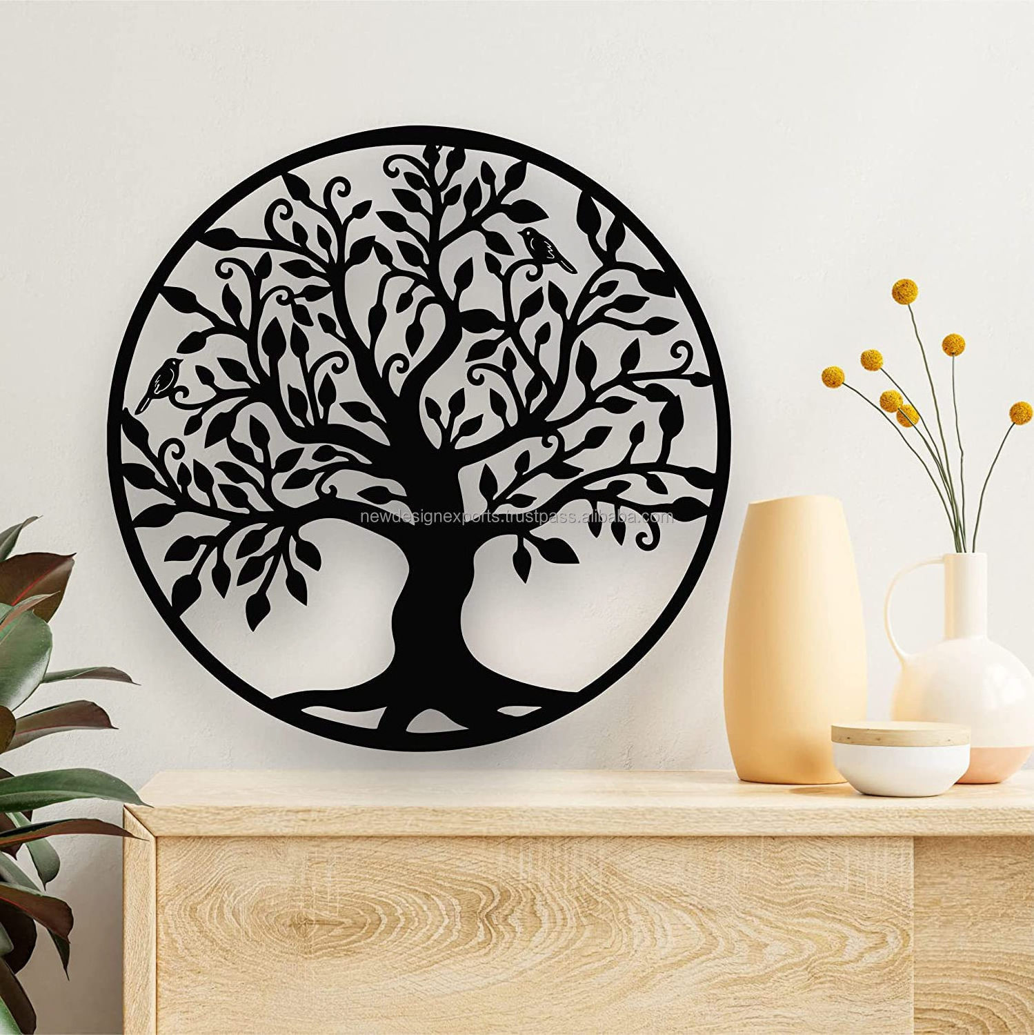 Tree of Life  Family Tree Wooden Wall Decor Home Office Decoration Bedroom Living Room Decor