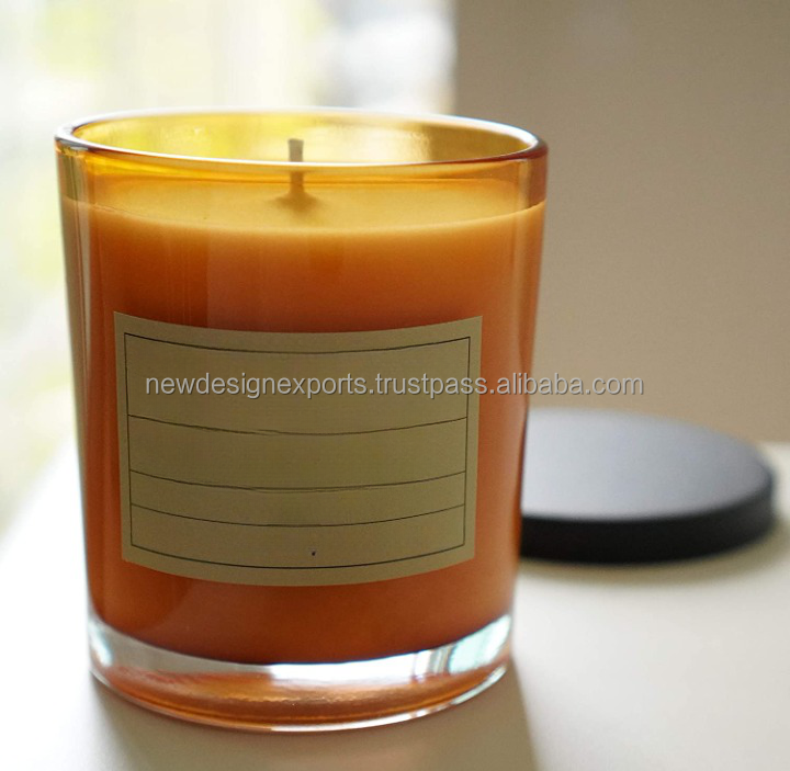 Frankincense & Myrrh Scented Luxury Candle  100% Soy Wax Highly Scented Hand Poured Soy Candle