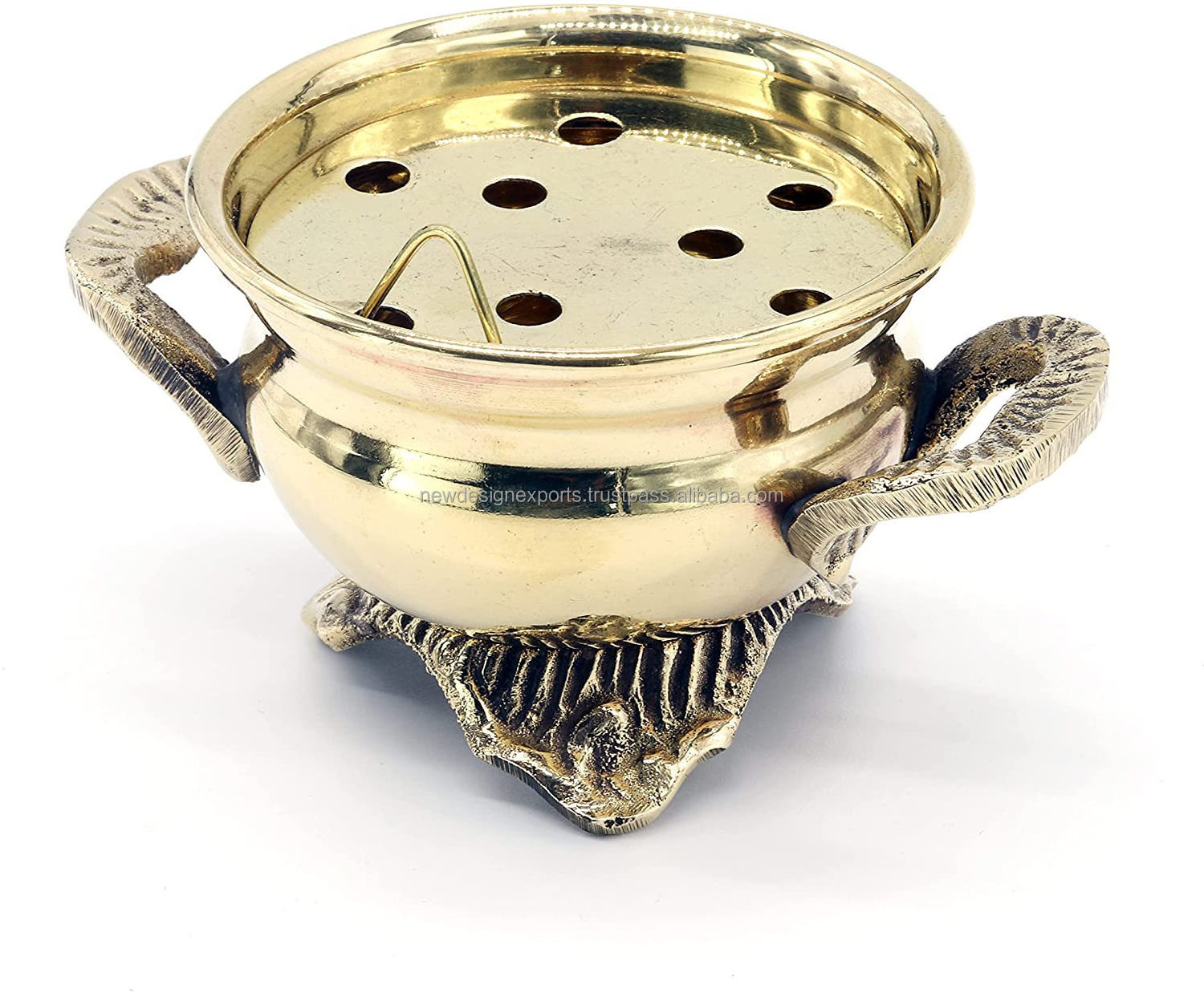 Brass Cauldron Incense Burner Great for Altars Rituals Incense Burner Smudging Bowl Offering Bowl Witch Cauldron