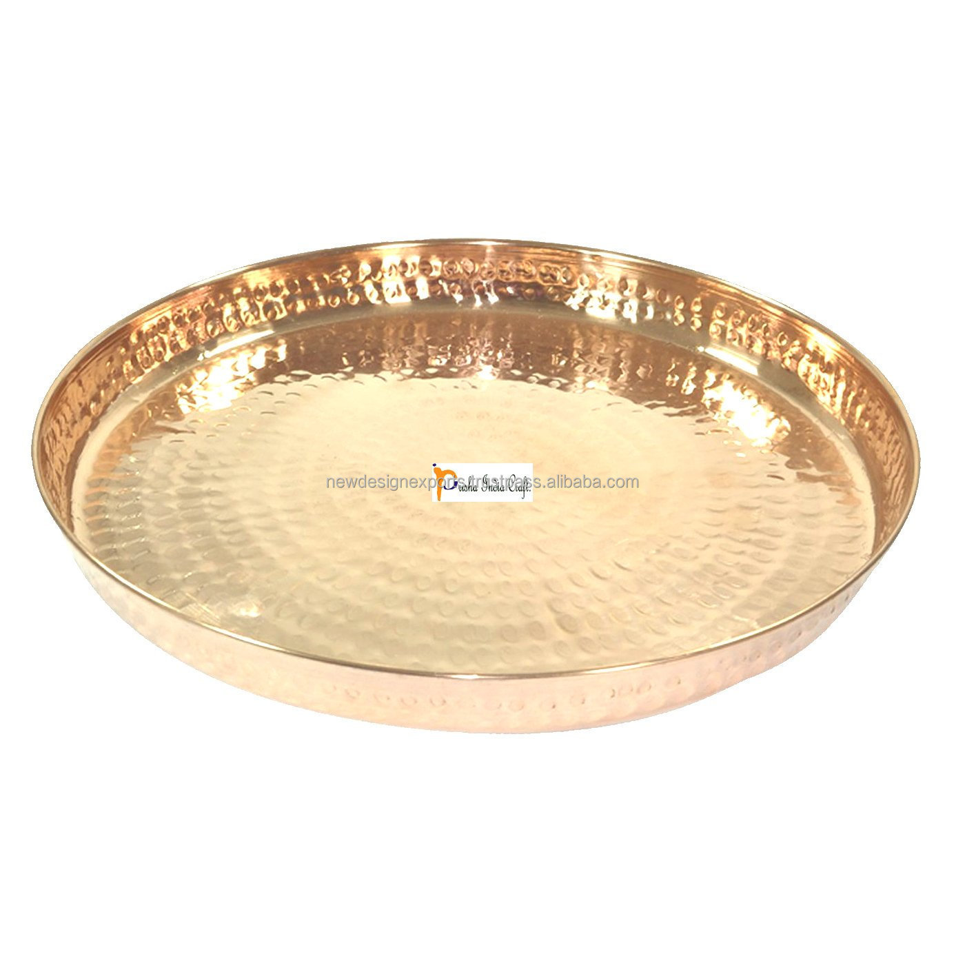 Pure Copper Thali Set of Plate, Bowl, Spoon And Glass Made Of Pure Copper Luxury Use. Very Good For Health Traditional Thali set